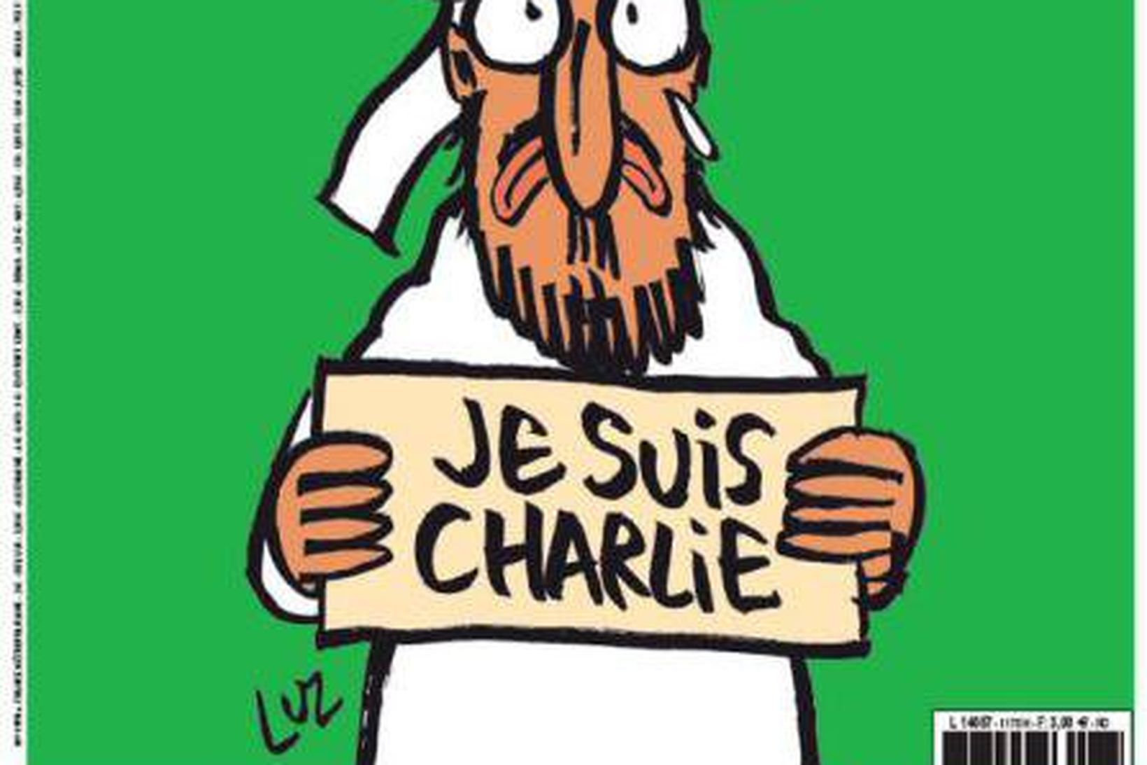 Forsíða fyrsta tölublaðs Charlie Hebdo sem kom út í kjölfar …