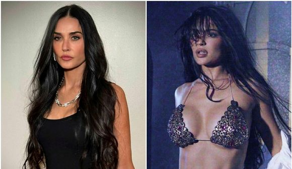 Var Demi Moore að sniðganga Kylie Jenner á Golden Globes?
