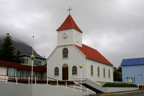 Norðfjarðarkirkja á Neskaupsstað.