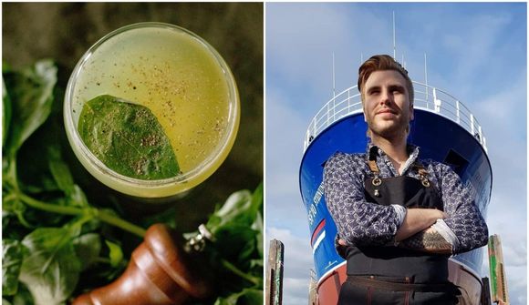 Einn ískaldur „Basil Gimlet“ inn í helgina í boði Teits