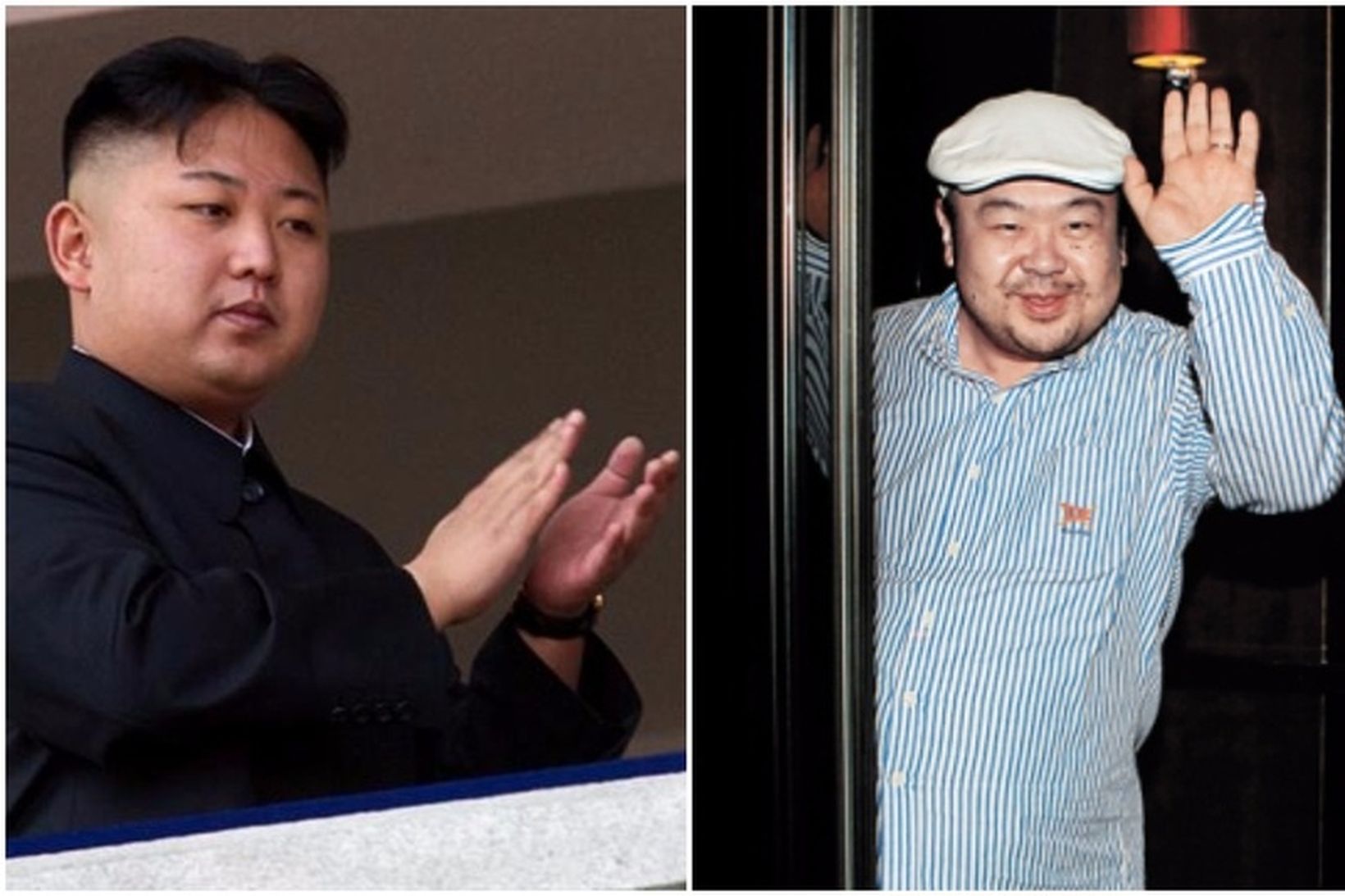 Bræðurnir voru ekki samrýmdir (f.v.) Kim Jong-Un og Kim Jong-Nam.