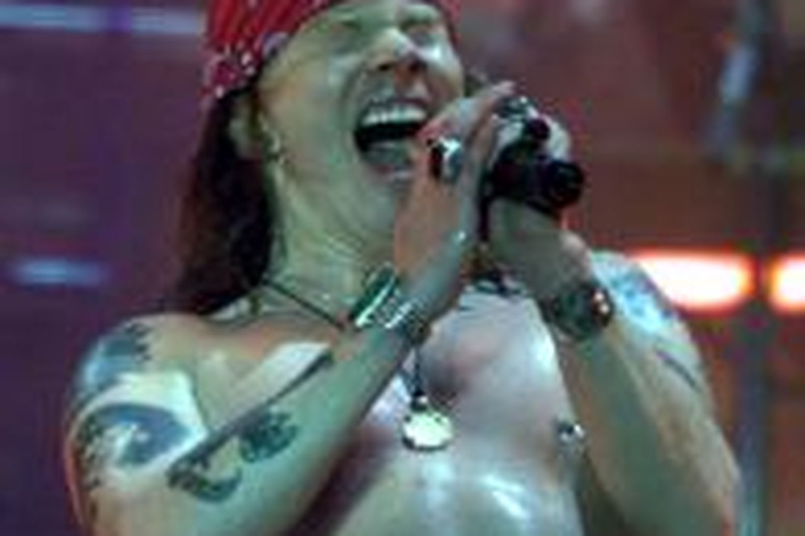 Axl Rose, söngvari Guns N' Roses.
