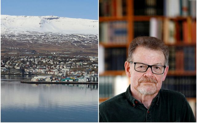 Eiríkur Rögnvaldsson fékk skjót og góð svör frá bæjarstjóra Akureyrar.