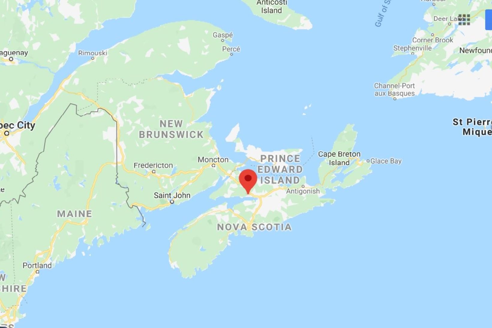 Maðurinn hóf skothríð í bænum Portapique í Nova Scotia.