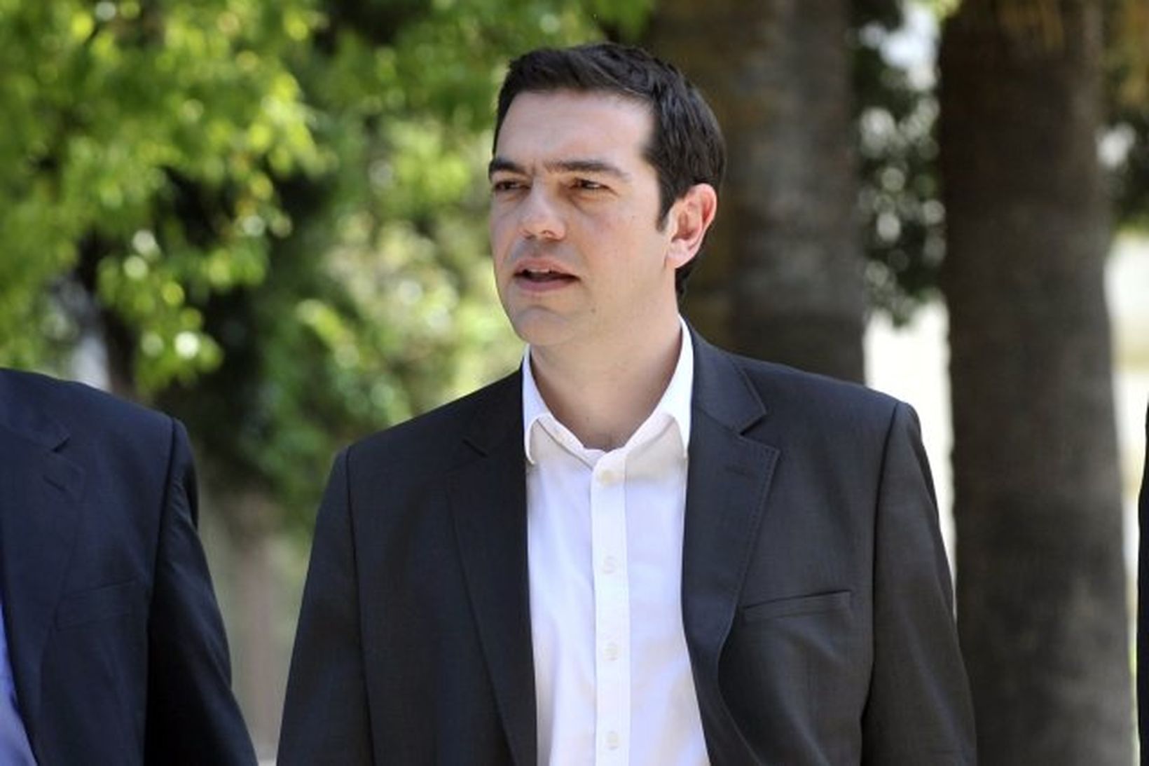 Alexis Tsipras, leiðtogi Syriza flokksins í Grikklandi.