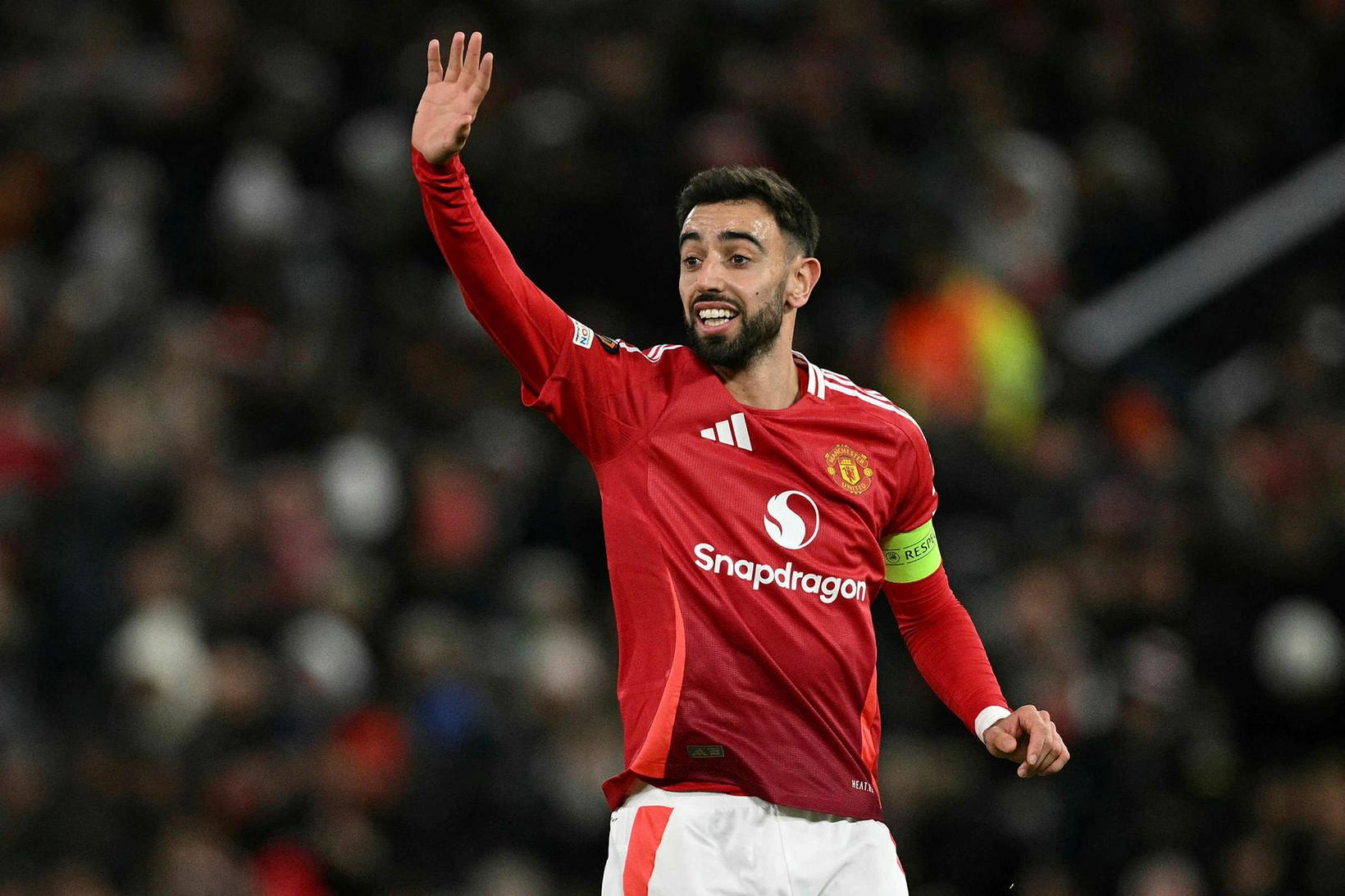 Bruno Fernandes og félagar í United eru í miklu brasi.