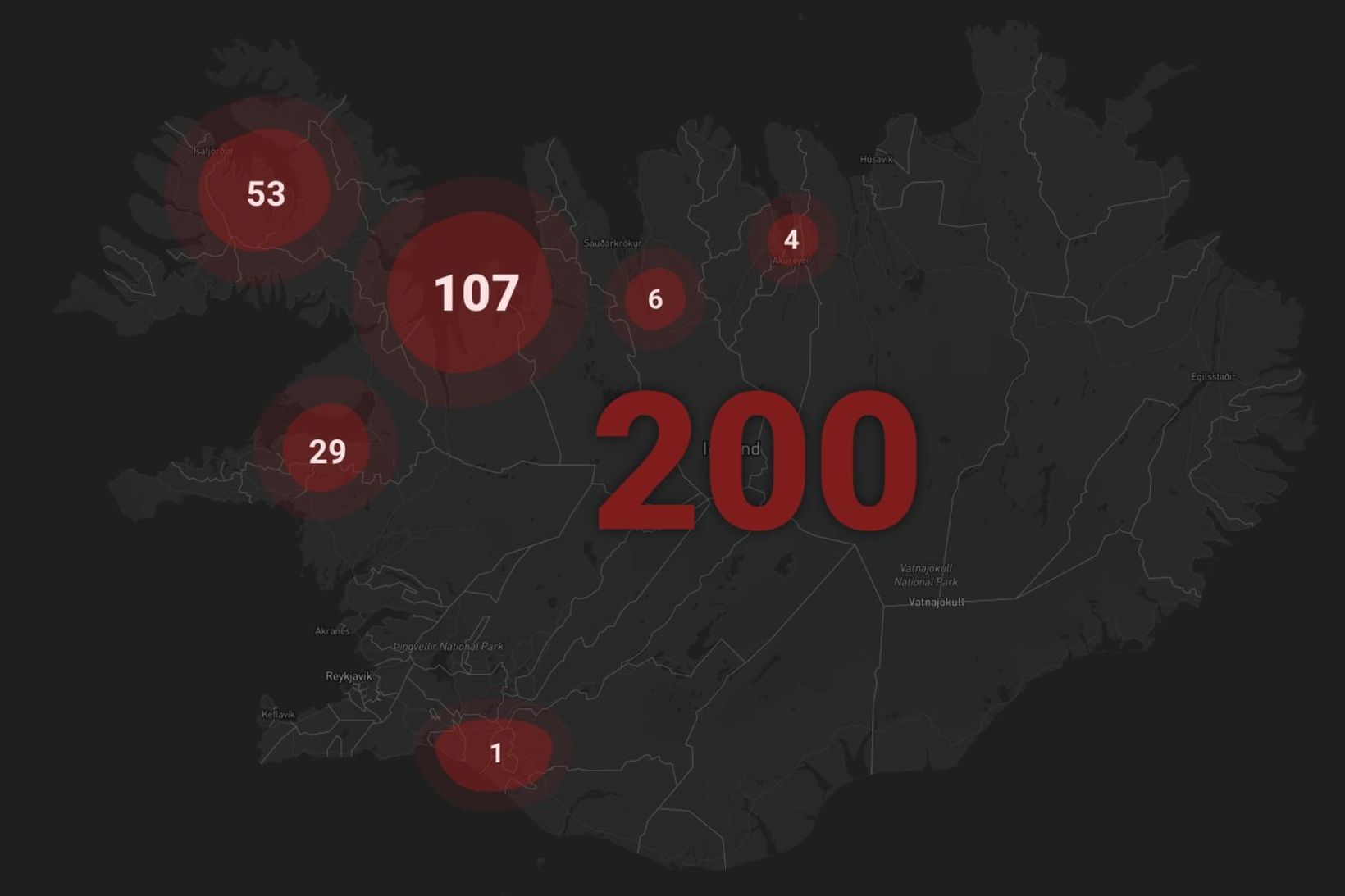 Landssamband veiðifélaga hefur sett inn á kort stöðuna eins og …