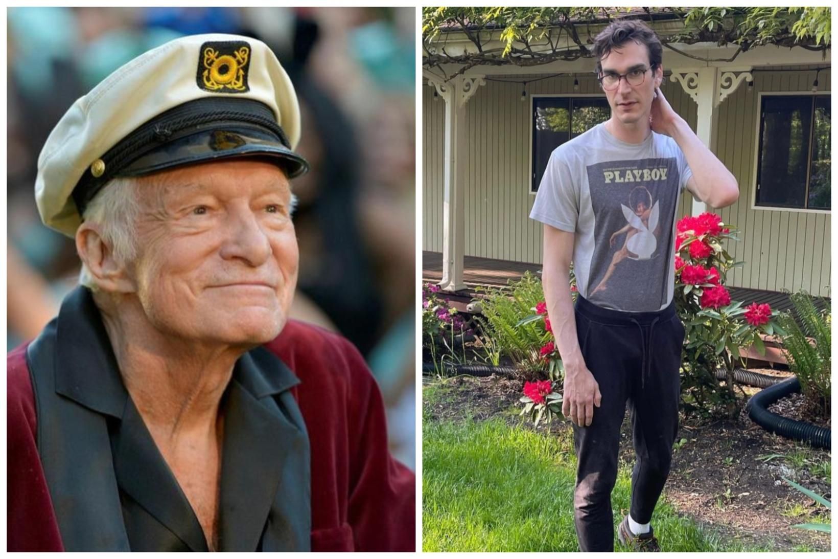 Marston Hefner, sonur Hugh Hefner stofnanda Playboy-tímaritsins, er mættur á …