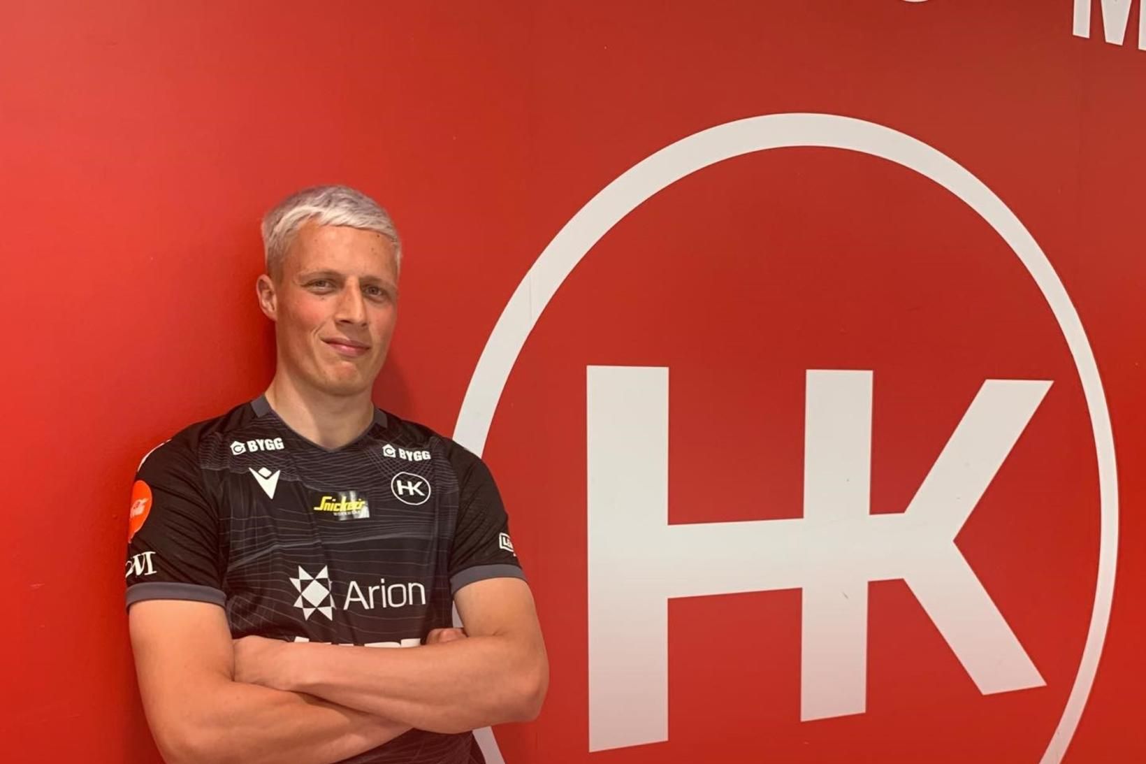 Ólafur Örn Ásgeirsson hefur staðið vaktina vel í marki HK.