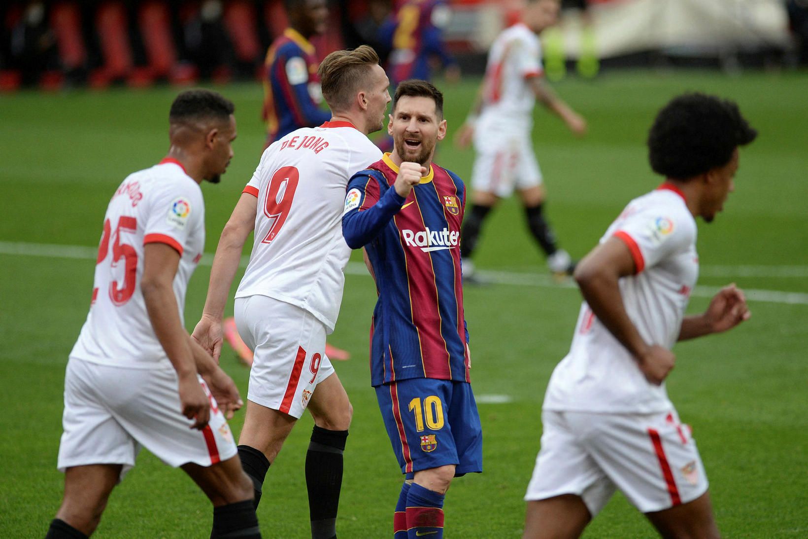 Lionel Messi skoraði og lagði upp.