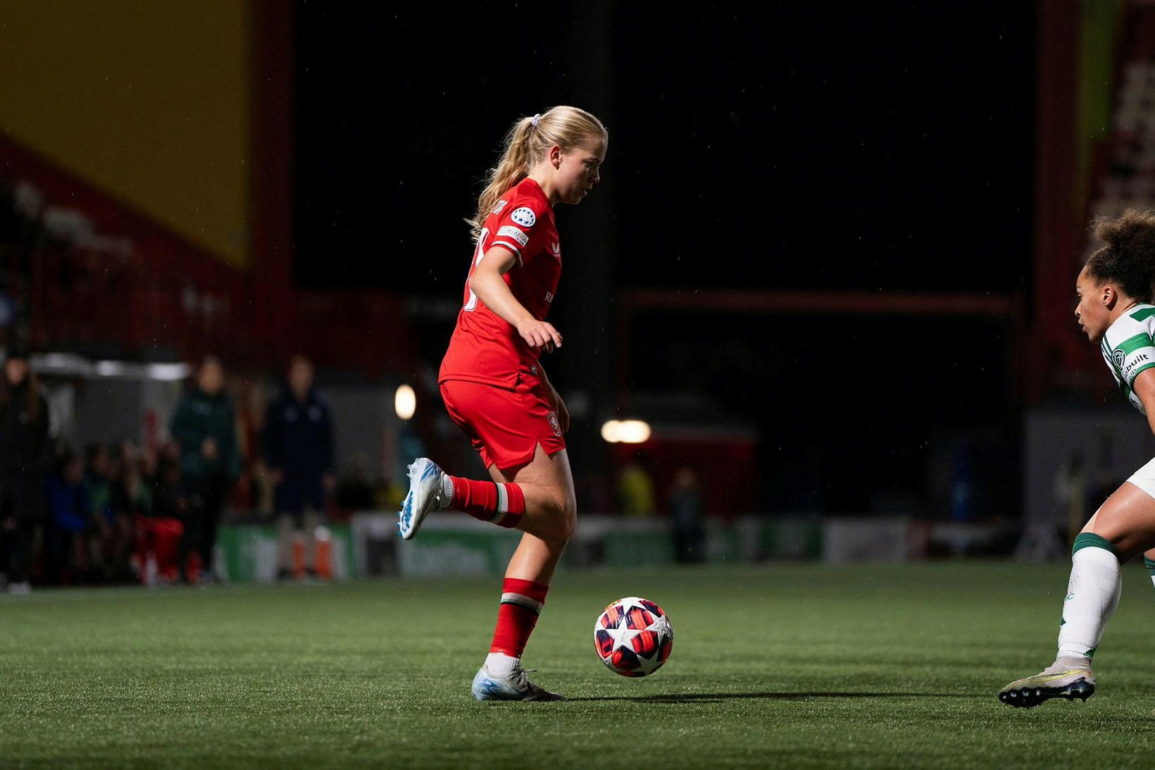Amanda Andradóttir er bikarmeistari.