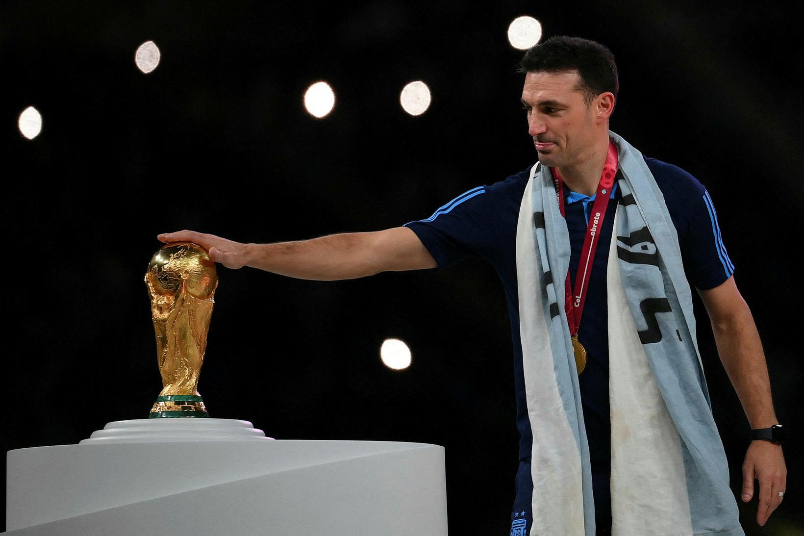 Lionel Scaloni gerði Argentínu að heimsmeistara.