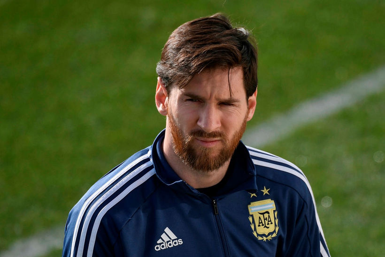 Lionel Messi er fyrirliði Argentínu.