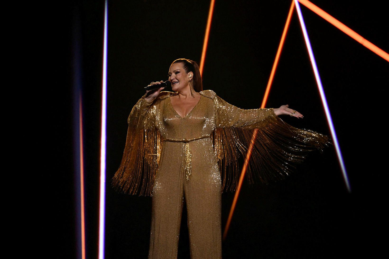 Hera Björk keppti í Eurovision fyrir Ísland.