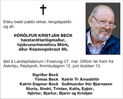 ÞÓRÓLFUR KRISTJÁN BECK