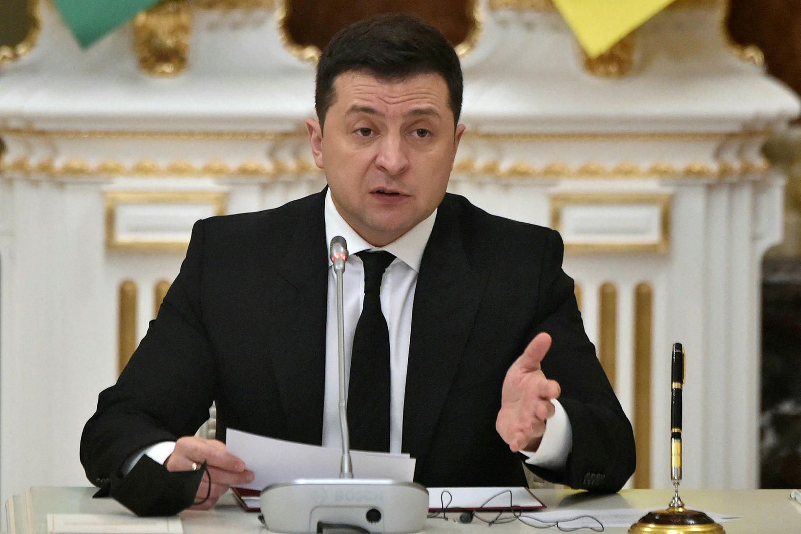 Volodymyr Zelensky, forseti Úkraínu.