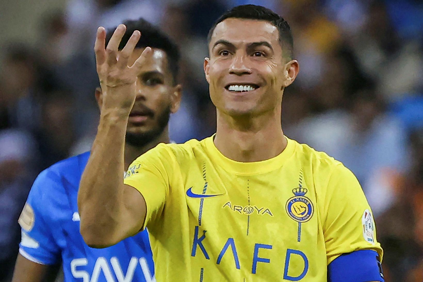 Cristiano Ronaldo fékk bann vegna dónaskaps.