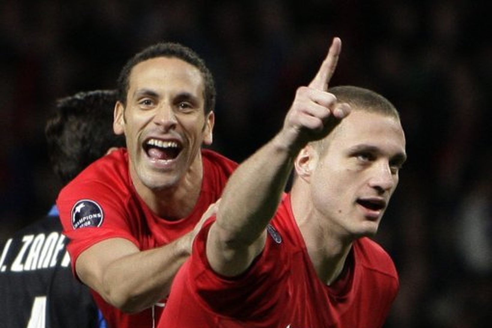 Nemanja Vidic, Serbinn öflugi í liði Manchester United.