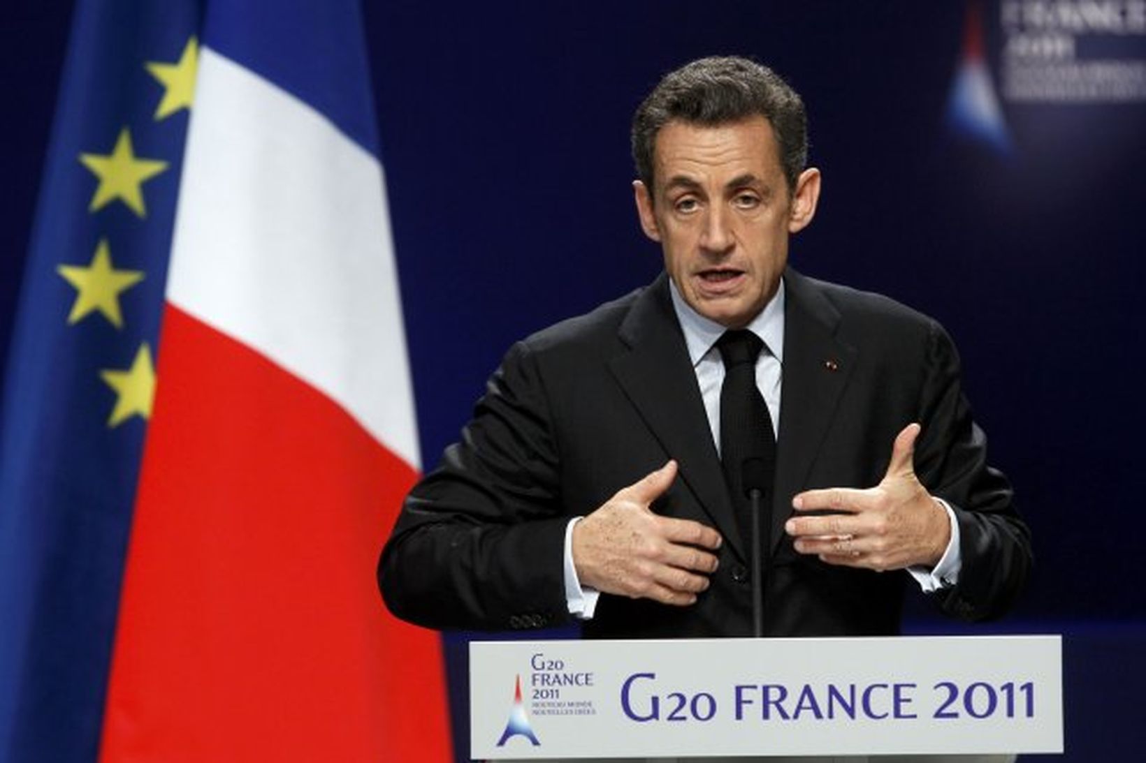 Nicolas Sarkozy, Frakklandsforseti.