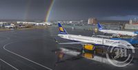 Icelandair þotur á Keflavíkurvelli