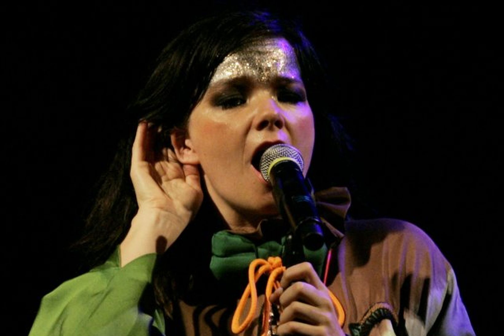 Björk á tónleikum í Lima í Perú