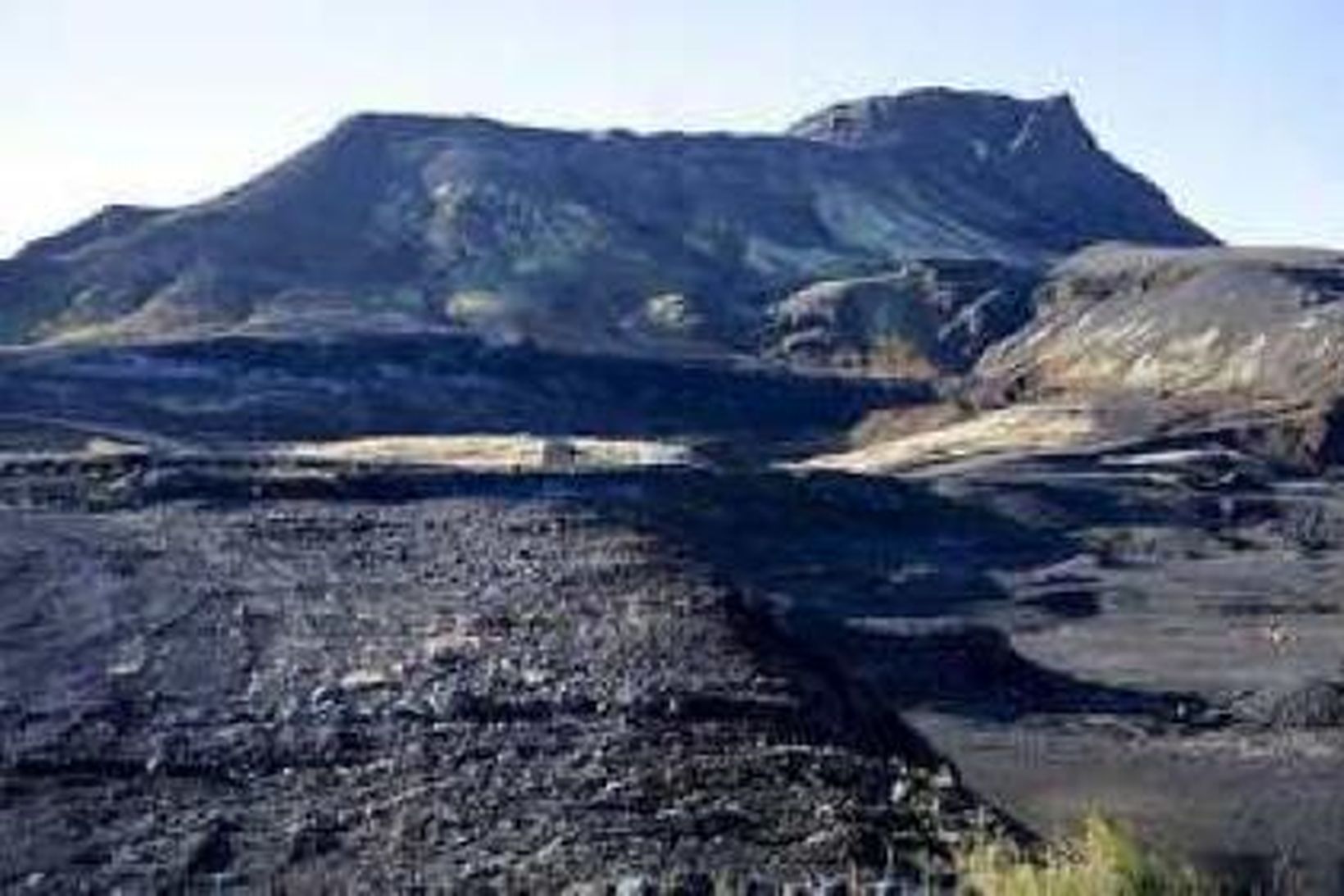 Mikið efni var numið úr hlíðum Vífilsfells og nágrenni.