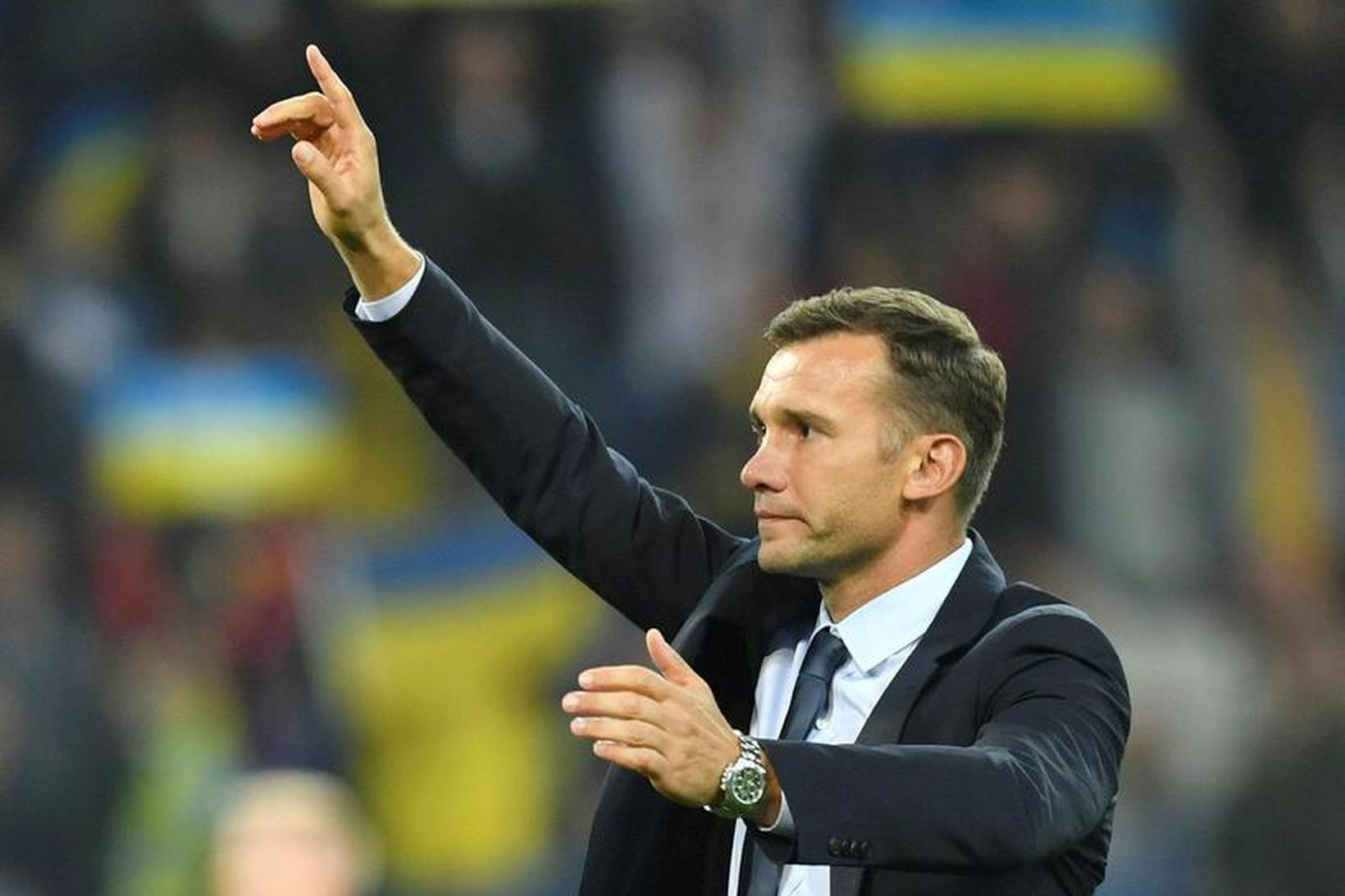 Andriy Shevchenko er tekinn við Genoa á Ítalíu.