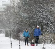 Snjór og úrkoma á höfuðborgarsvæðinu