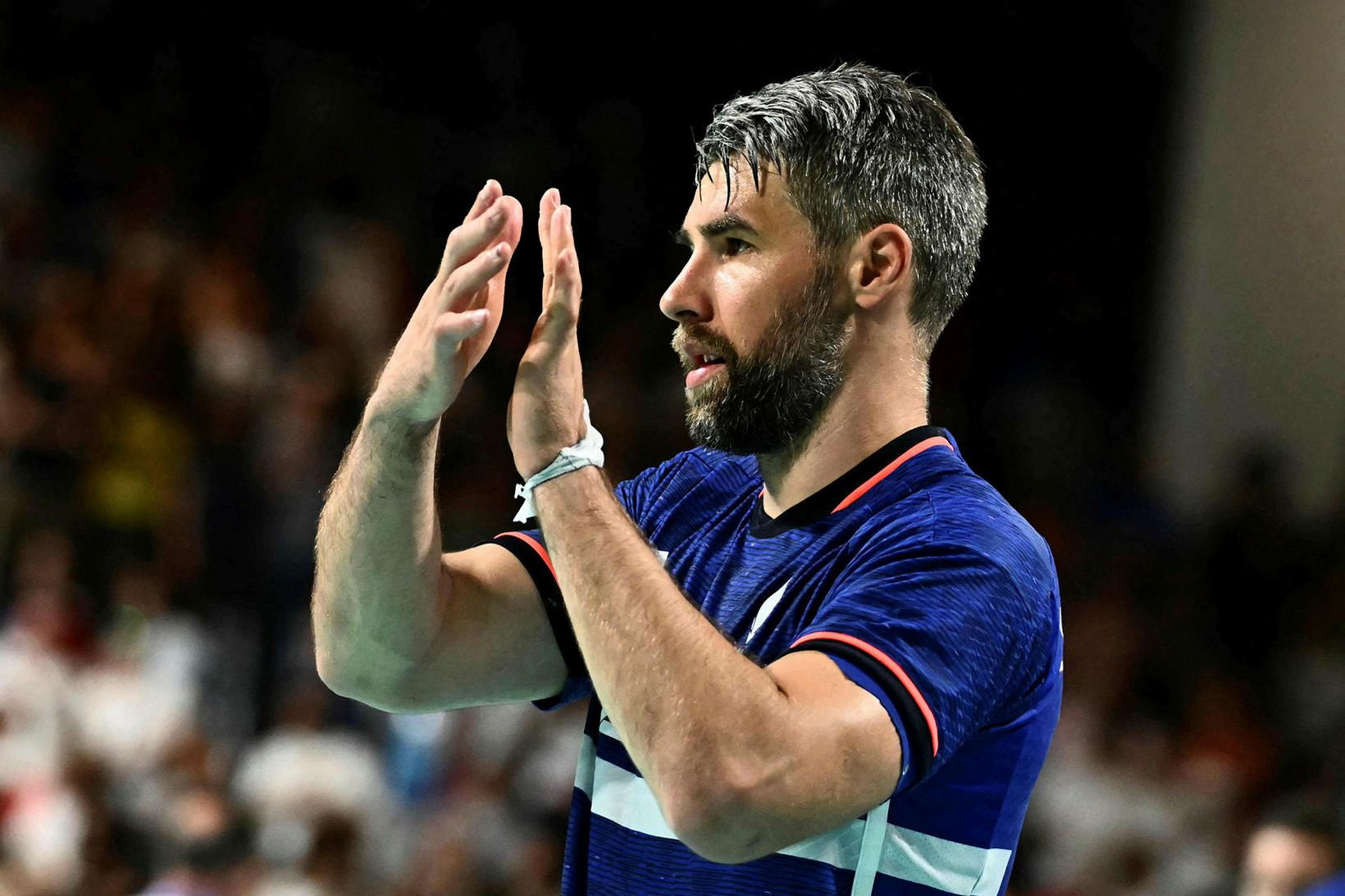 Luka Karabatic leikur ekki oftar í franska landsliðsbúningnum.