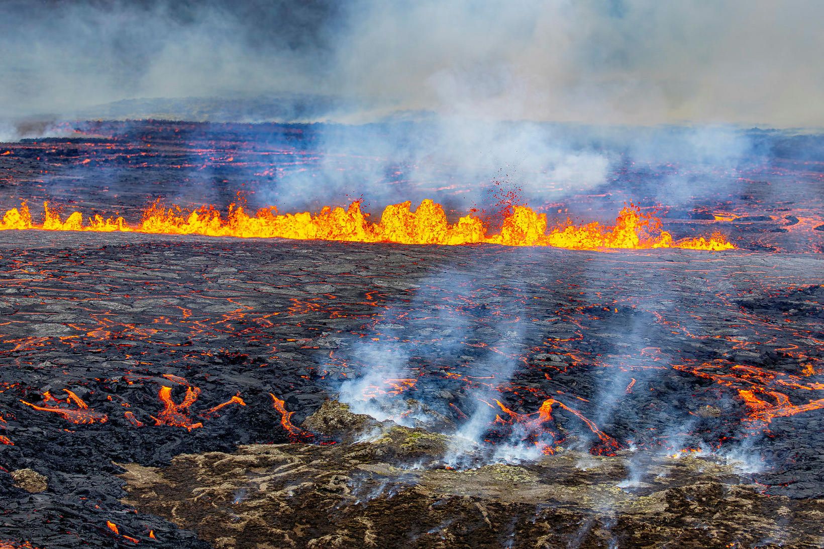 Eldgos í ágúst á þessu ári, það níunda á nokkrum …