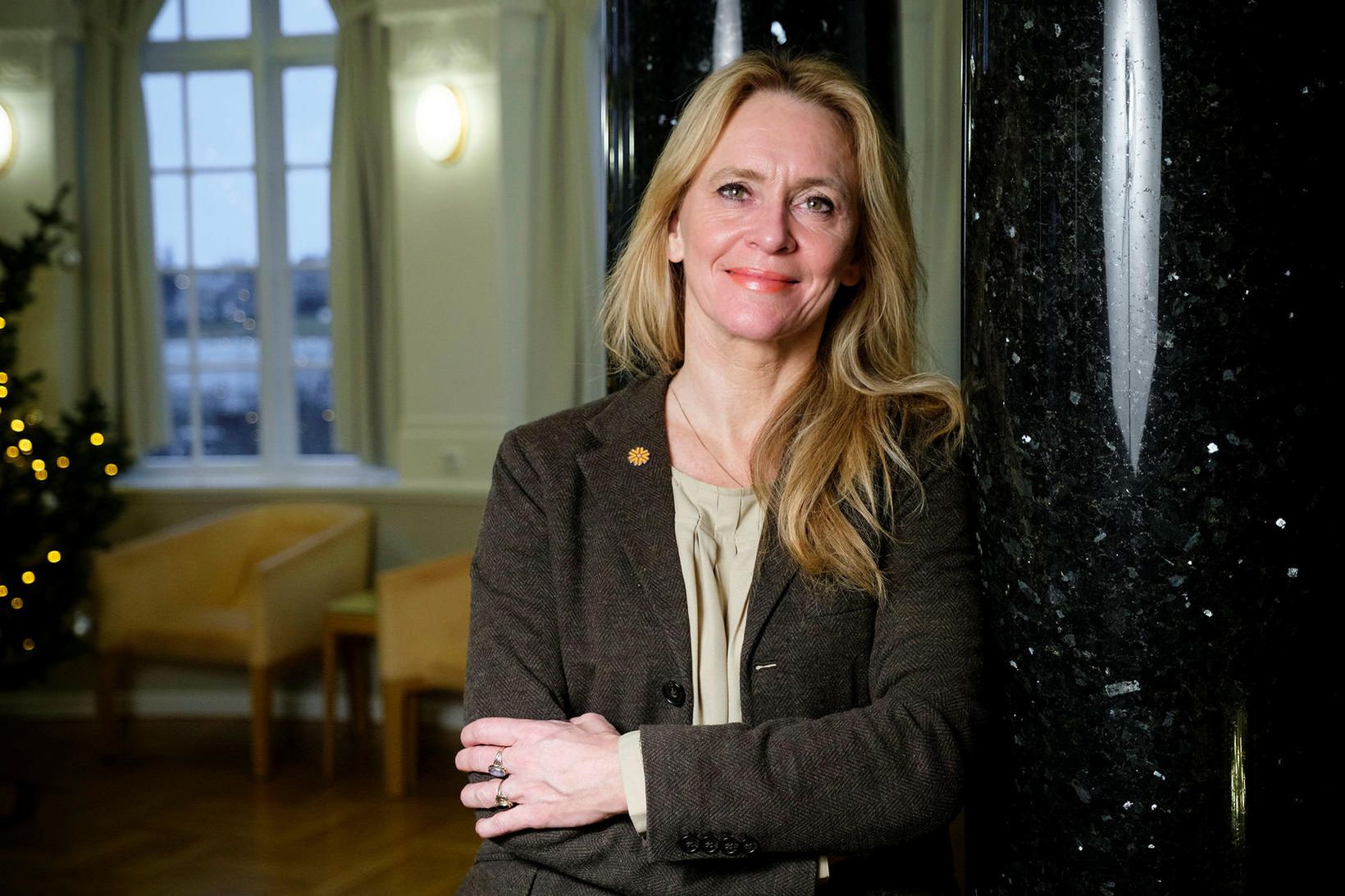 Þorgerður Katrín Gunnarsdóttir minntist móður sinnar sem lést í morgun.