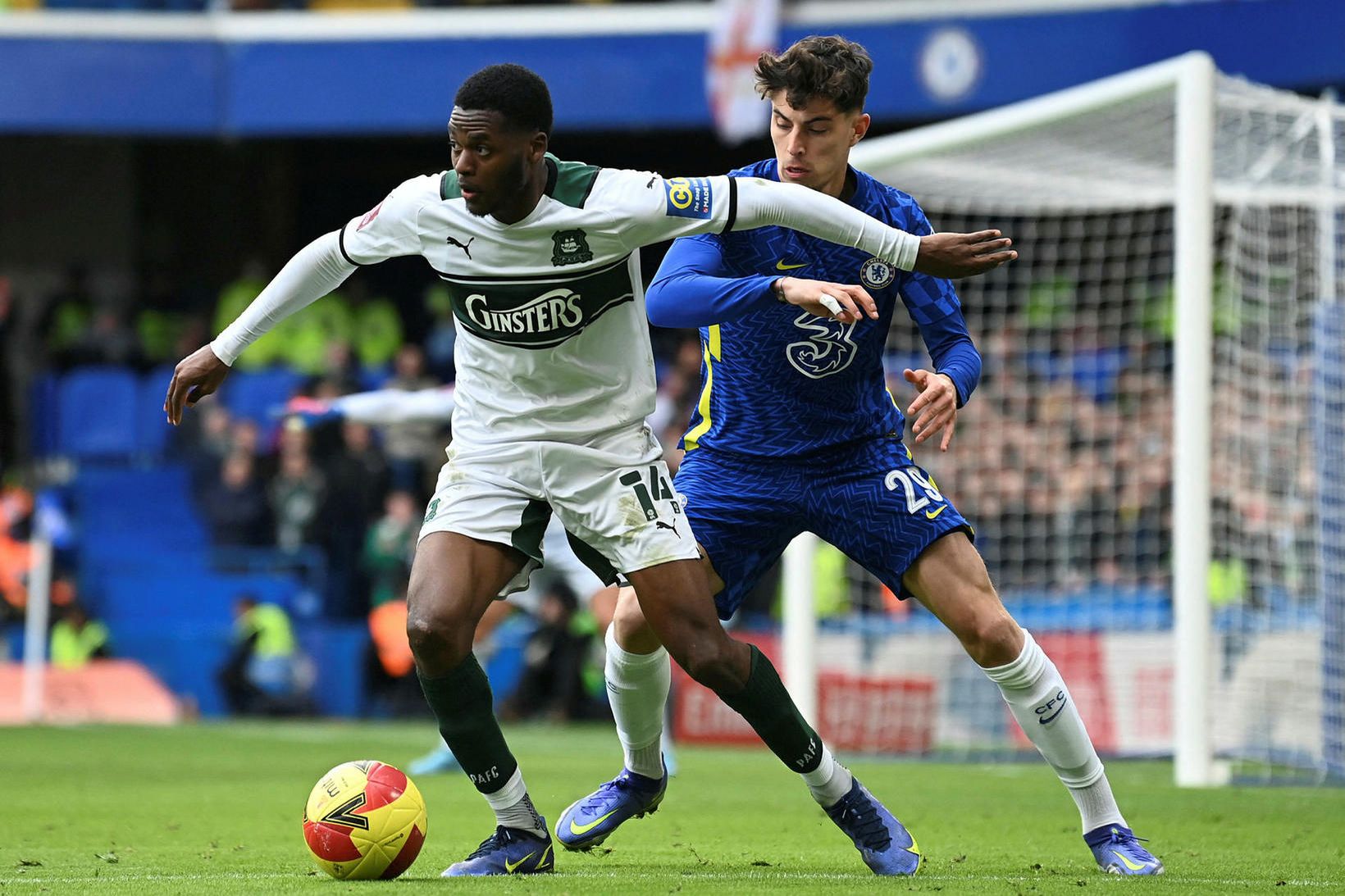 Chelsea var stálheppið gegn Plymouth.