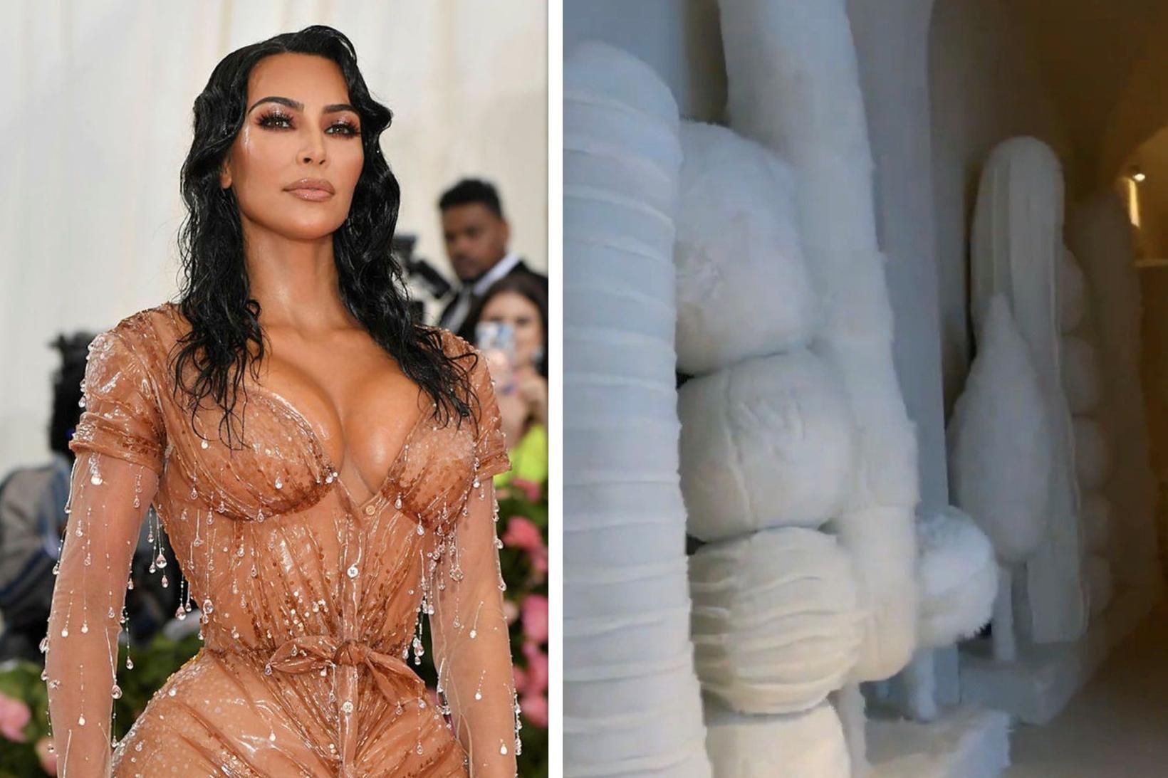 Kim Kardashian West er búin að skreyta.