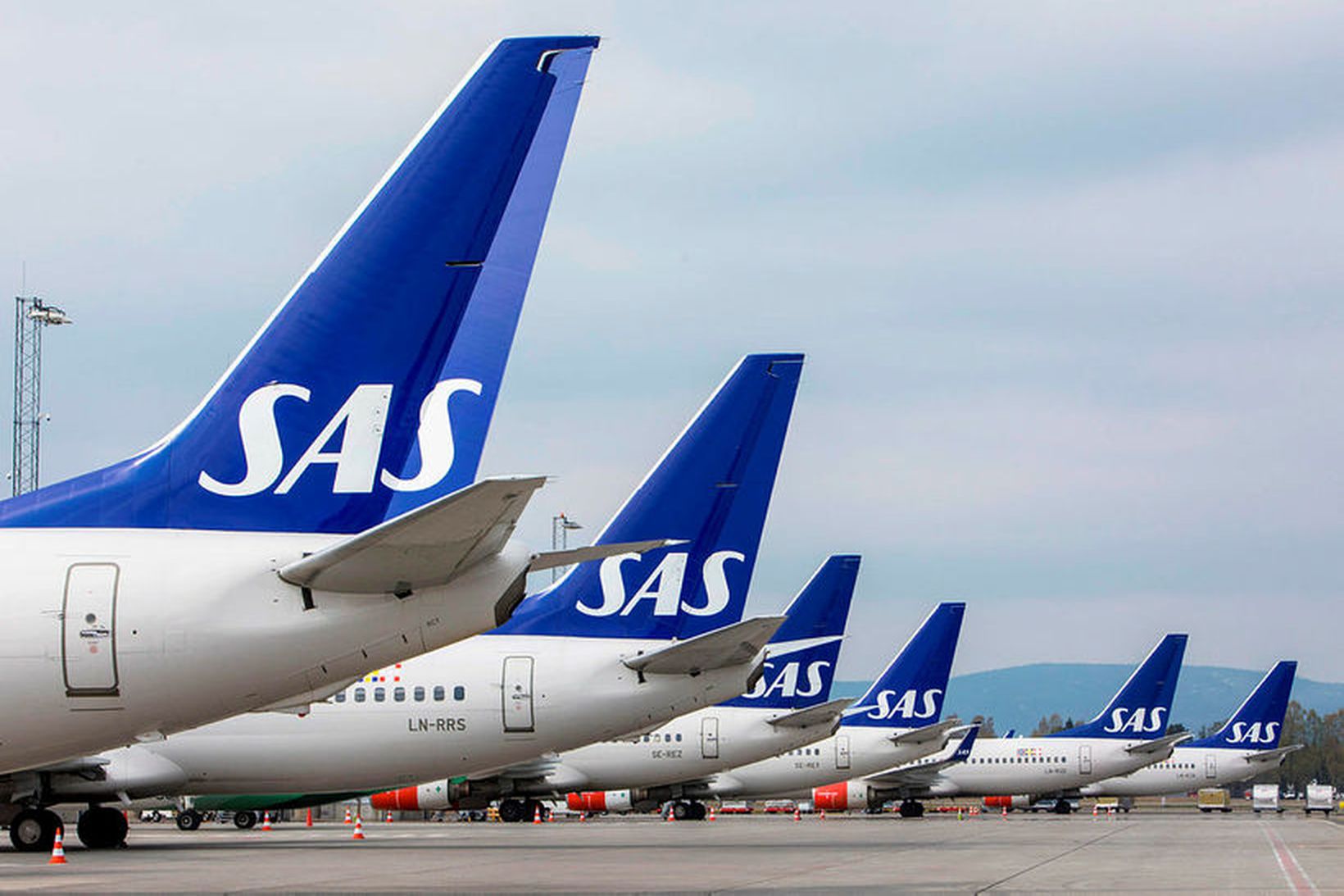 Flugmenn SAS fóru líka í verkfall árið 2019.