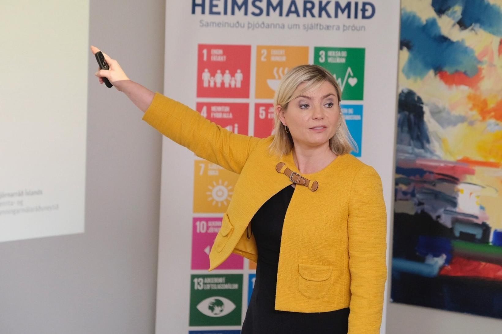 Lilja Alfreðsdóttir menntamálaráðherra mun taka til máls á opnum kynningarfundi …