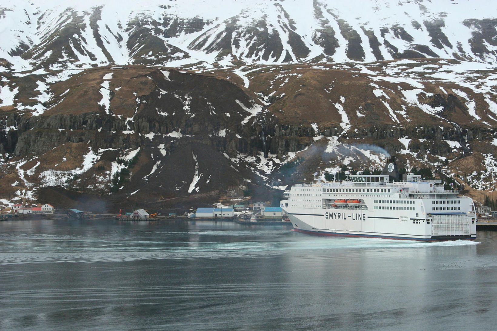 Norræna kom til Seyðisfjarðar á þriðjudaginn.