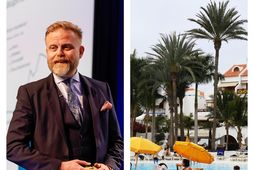 Ásger Jónsson minntist á Íslendinga á Tenerife í erindi sínu.