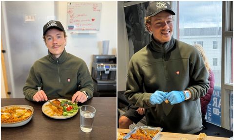 Höskuldur fékk ósk sína uppfyllta með fiskréttinn
