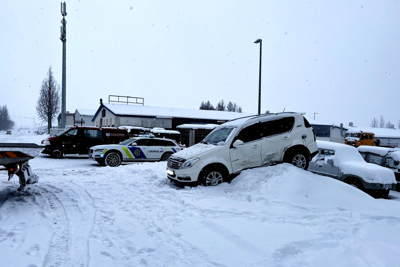 Atvikið átti sér stað á Fjölnisgötu á Akureyri upp úr …