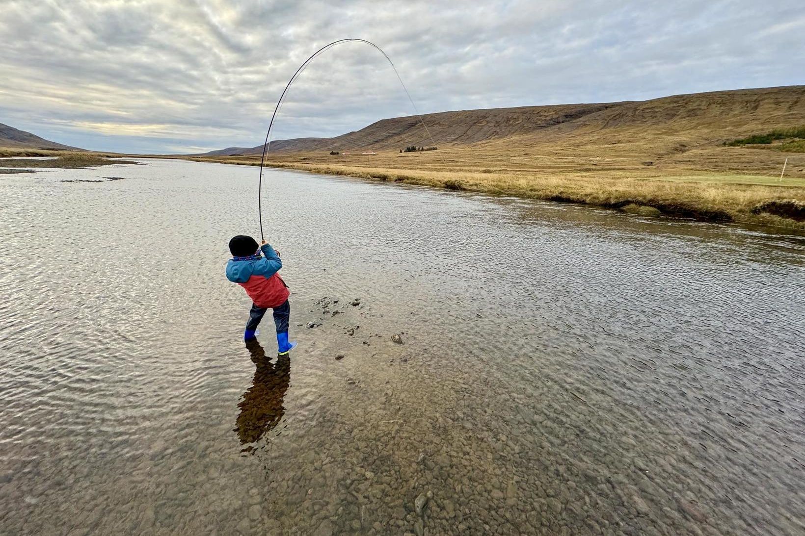 Júlíus á starfsdegi. Áhyggjulaus að missa úr einn dag með …