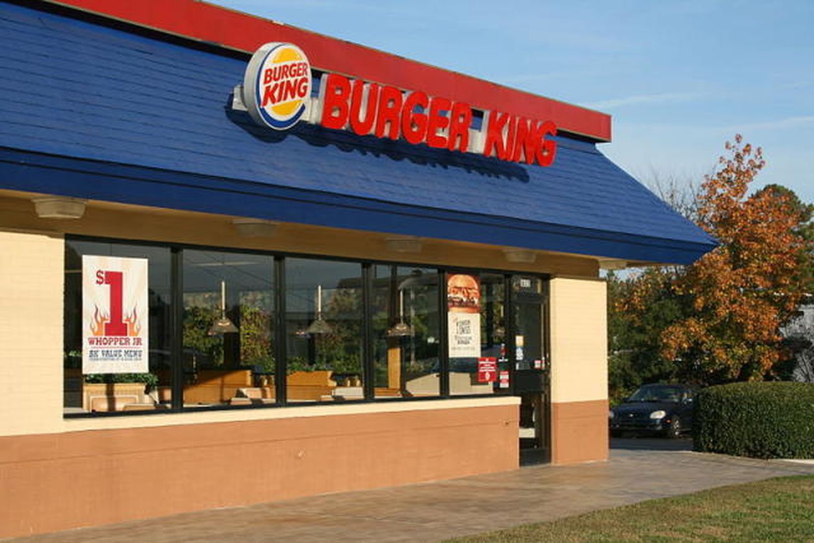 Burger King hamborgarastaður.