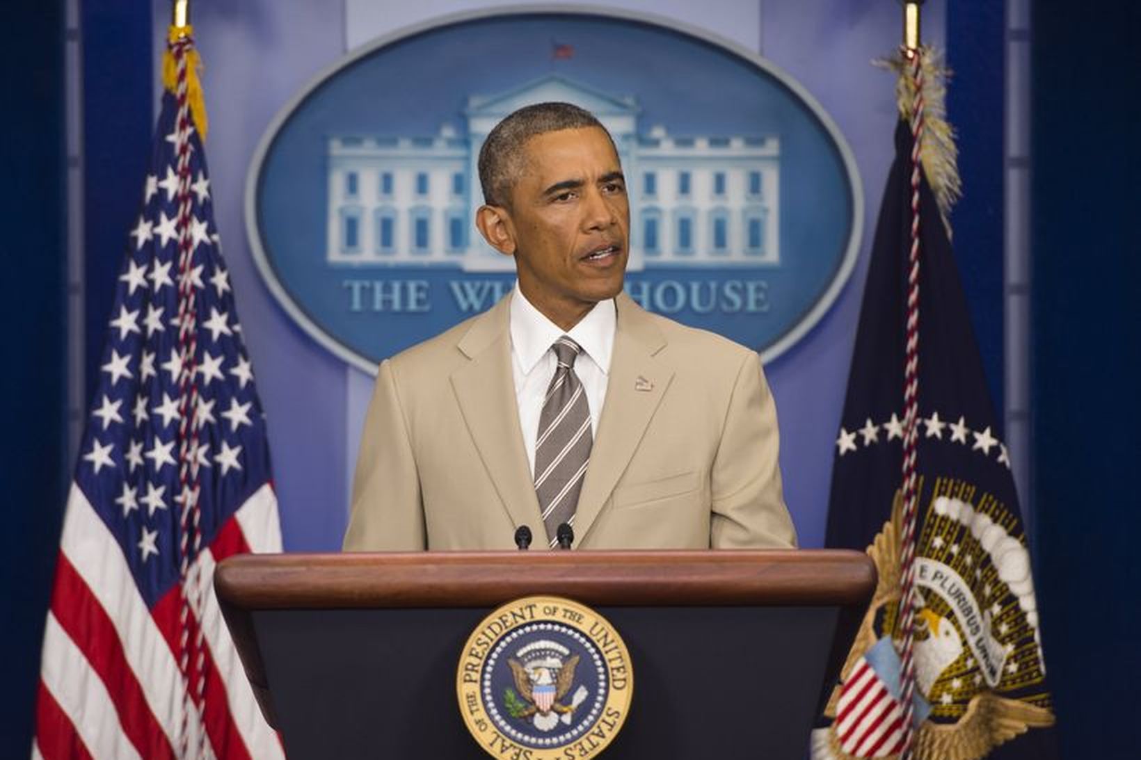 Barack Obama, forseti Bandaríkjanna.