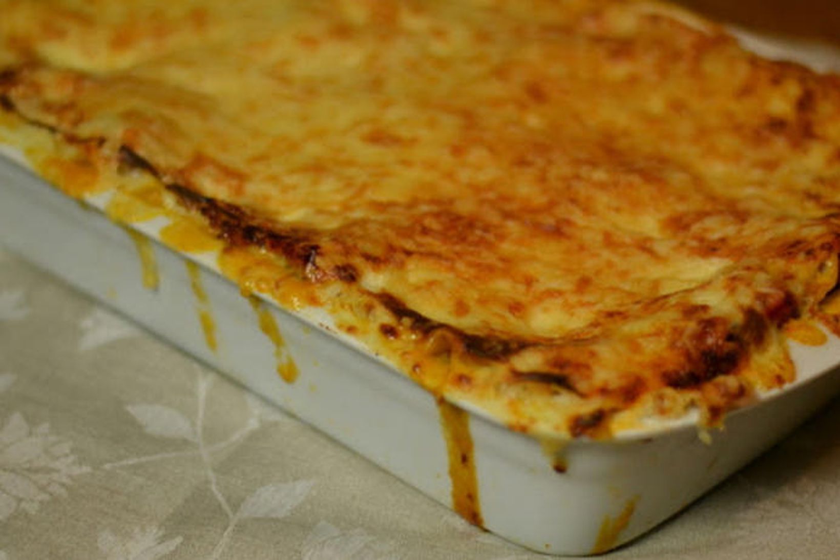 Ekta ítalskt lasagna.