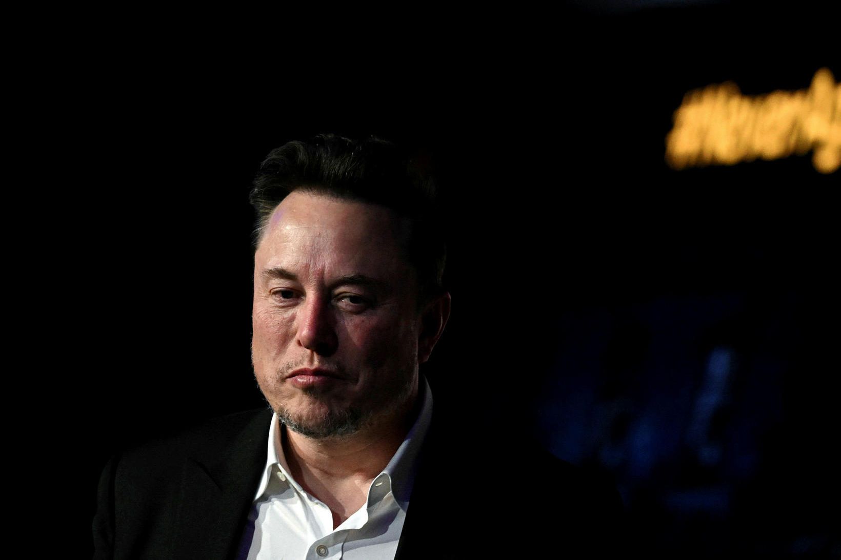 Elon Musk í Póllandi fyrr í mánuðinum.