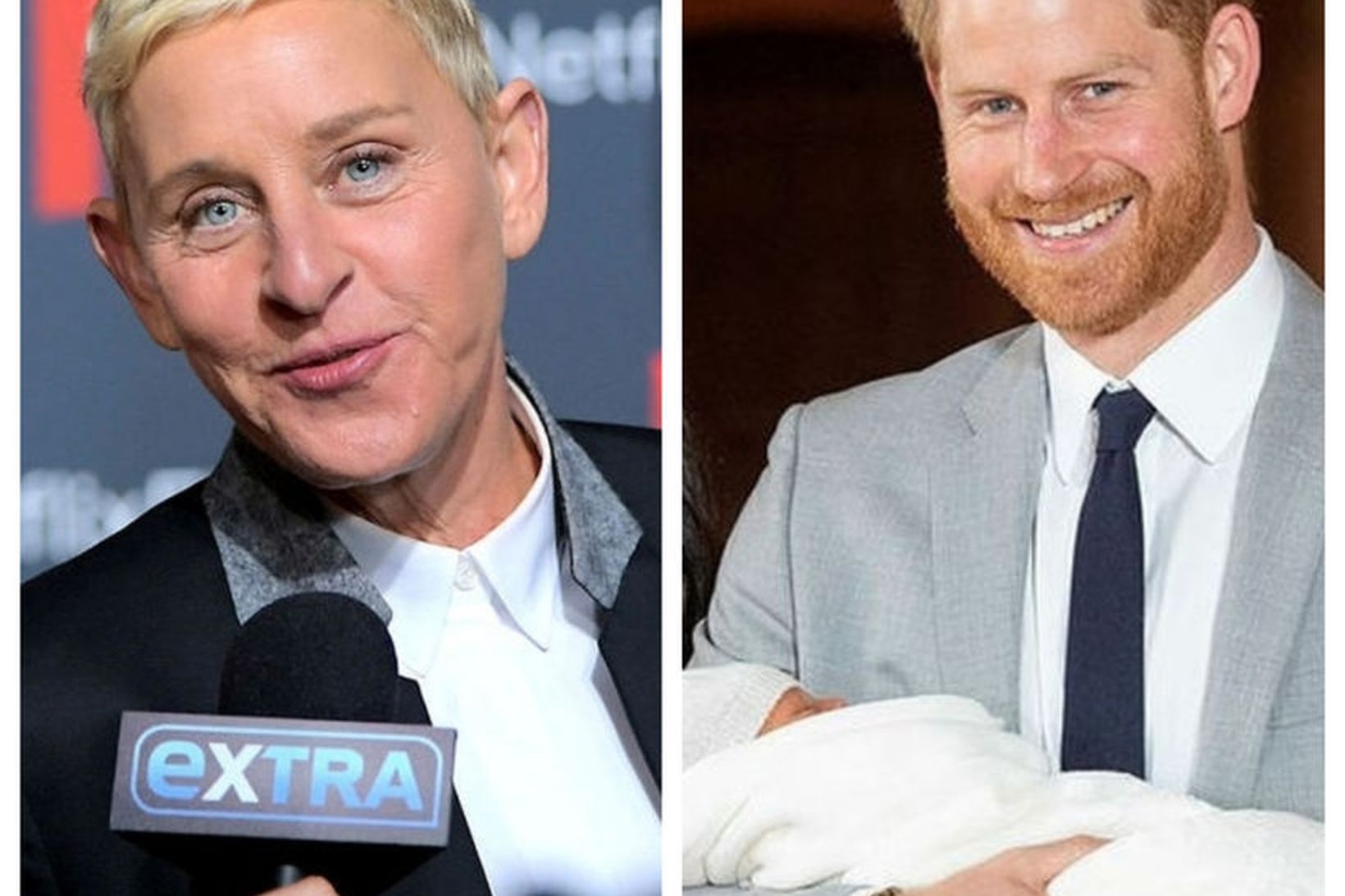 Ellen DeGeneres hitti Archie litla í sumar.