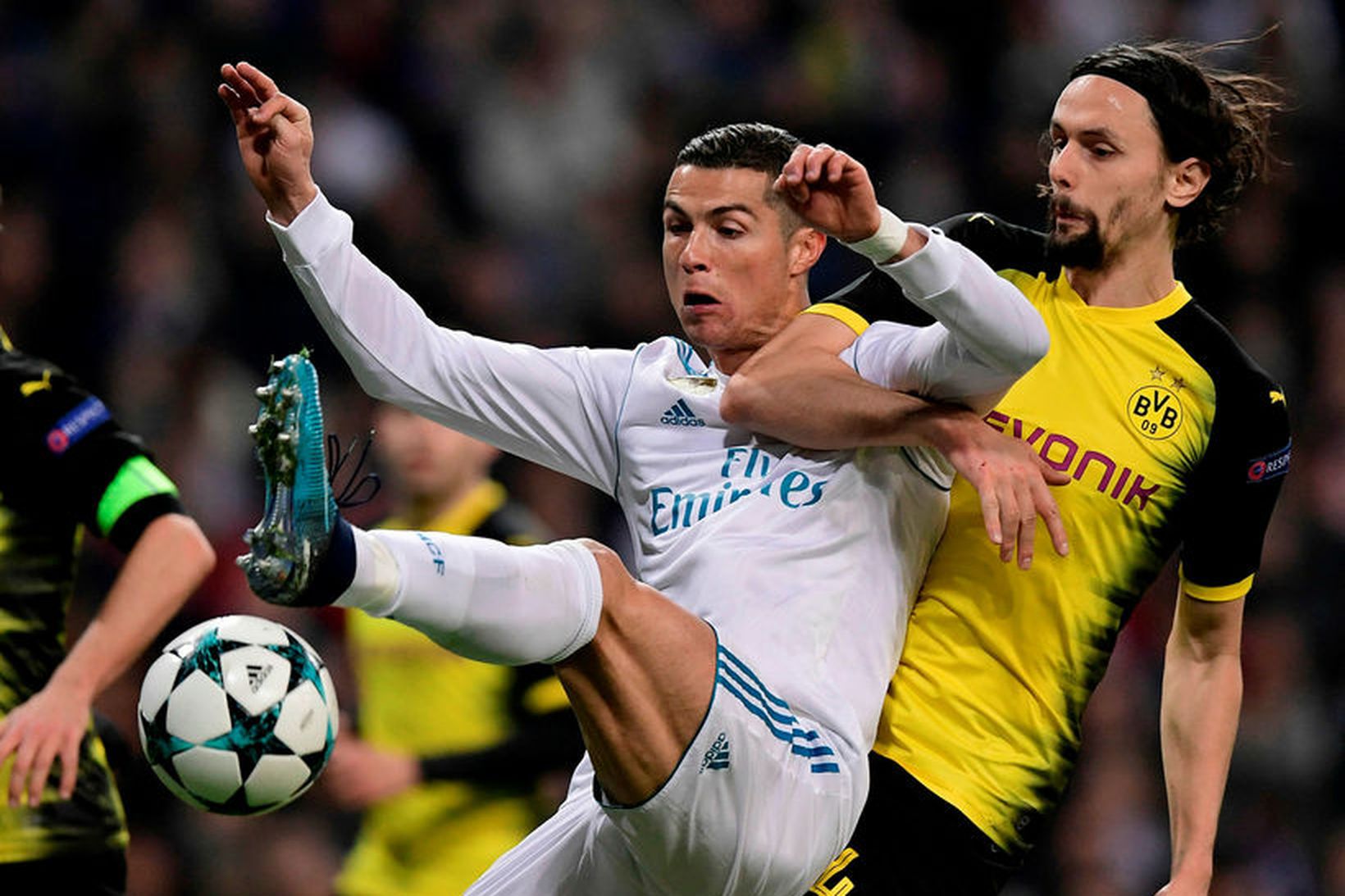Cristiano Ronaldo og félagar í Real Madrid eru í neðri …
