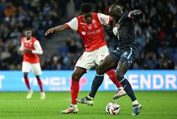 Emmanuel Agbadou í leik með Reims í nóvember síðastliðnum.