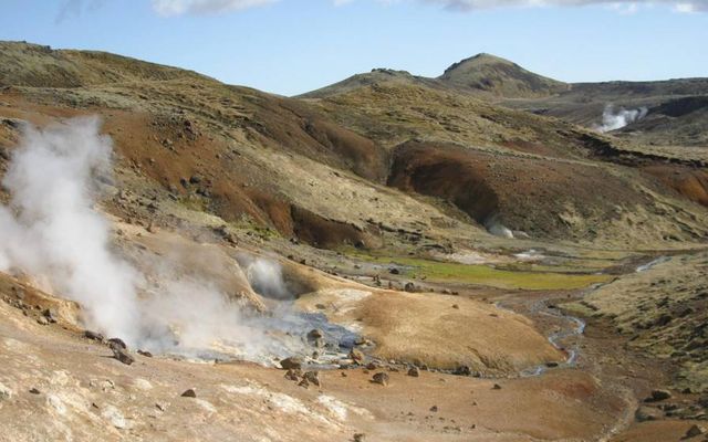 Hverasvæði á Hellisheiði sem þykir hafa hátt verndargildi.