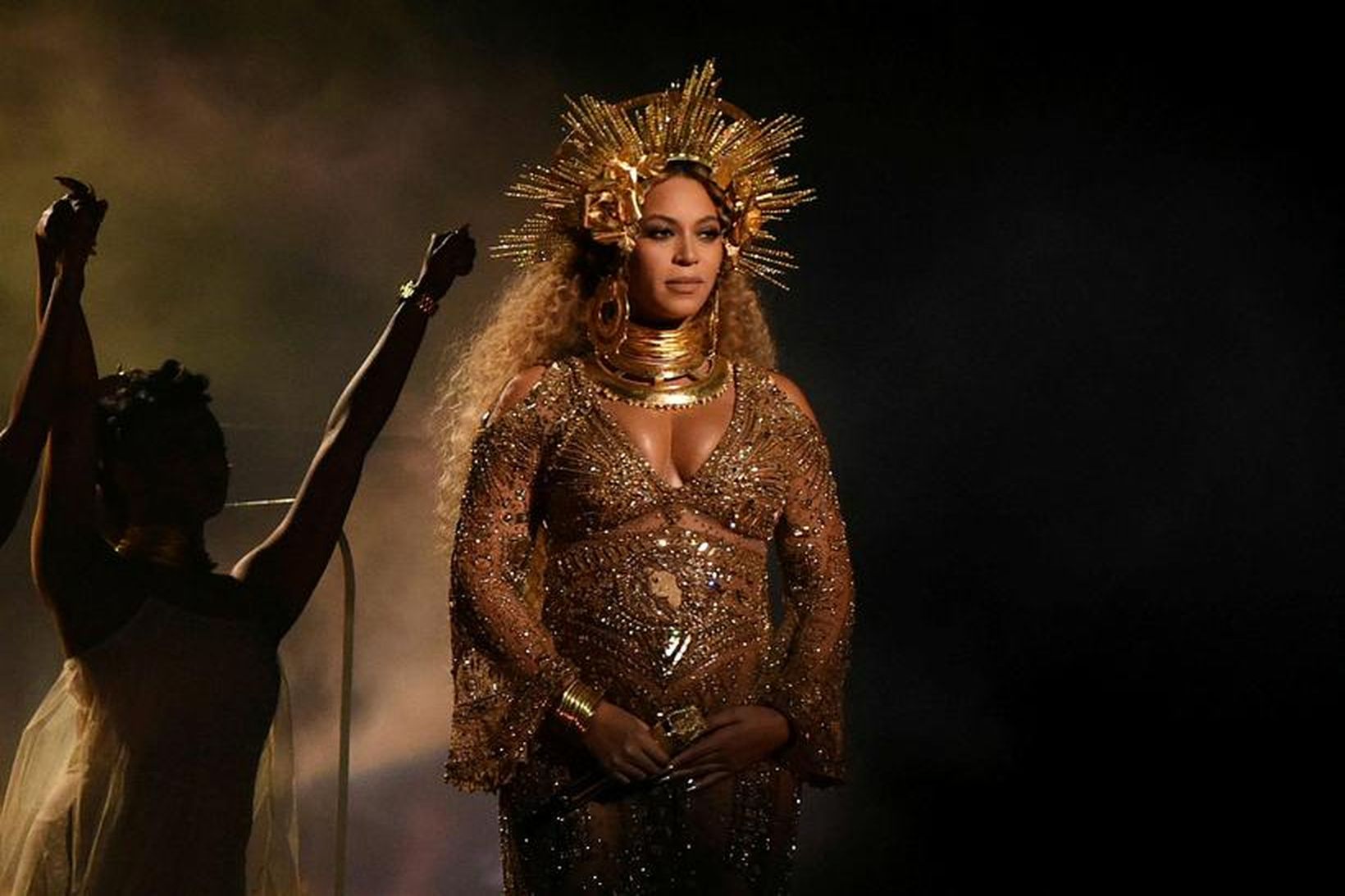 Beyoncé kom fram á Grammy-verðlaunahátíðinni fyrr í mánuðinum.
