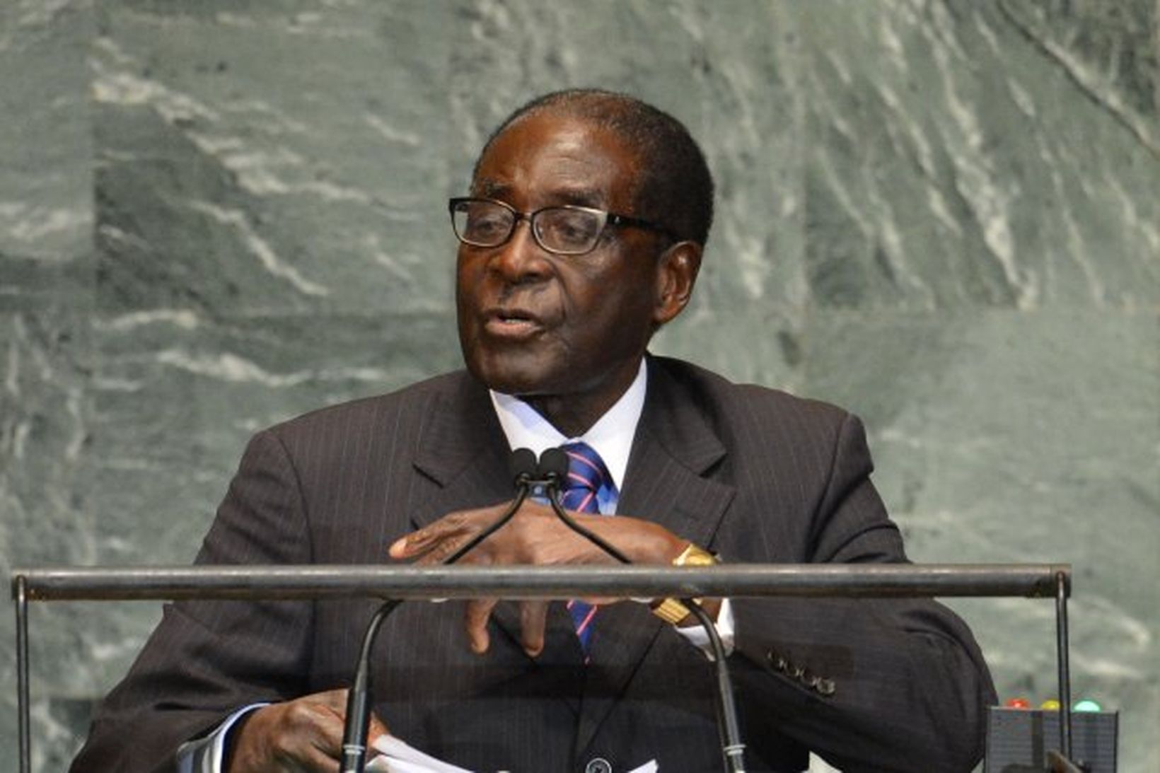 Robert Mugabe, forseti Zimbabwe.